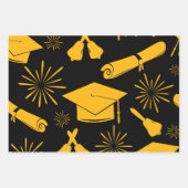 Schule, Uni, Thema Abschluss an der Universität Geschenkpapier Set (Vorderseite 2)