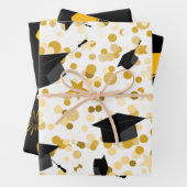 Schule, Uni, Thema Abschluss an der Universität Geschenkpapier Set (Beispiel)