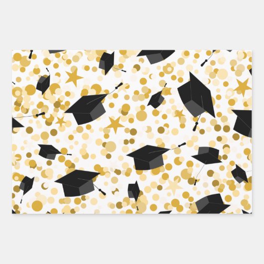Schule, Uni, Thema Abschluss an der Universität Geschenkpapier Set (Vorderseite)
