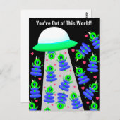 Schule Valentine mit Außerirdischen von Jo Images Postkarte (Vorne/Hinten)