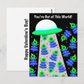 Schule Valentine mit Außerirdischen von Jo Images Postkarte (Vorne/Hinten)