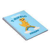 Schule Valentine's Day Geschenk blauen Dinosaurier Notizblock (Rechte Seite)