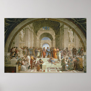 Schule von Athen, aus der Stanza della Poster
