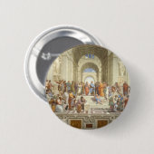 Schule von Athen Button (Vorne & Hinten)