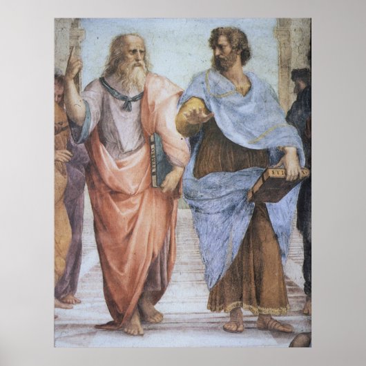 Schule von Athen (Detail - Plato & Aristoteles) Poster (Vorne)