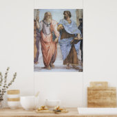 Schule von Athen (Detail - Plato & Aristoteles) Poster (Küche)