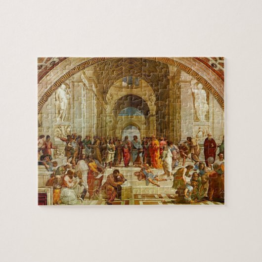 Schule von Athen durch RAPHAEL Puzzle (Horizontal)