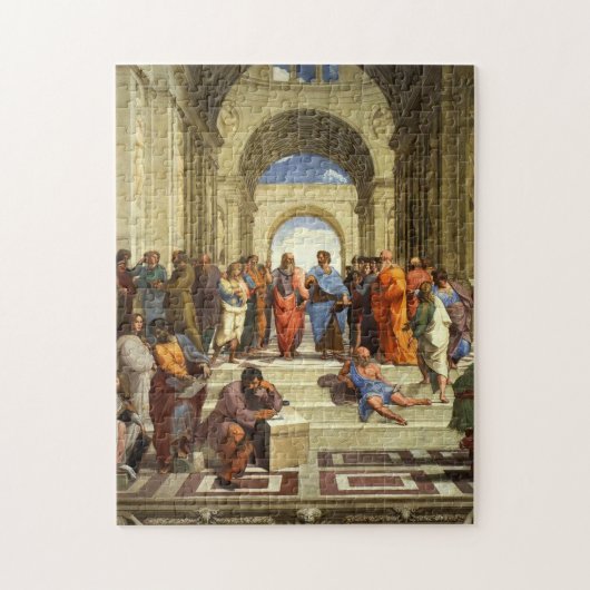 Schule von Athen Gemälde Puzzle (Vertikal)