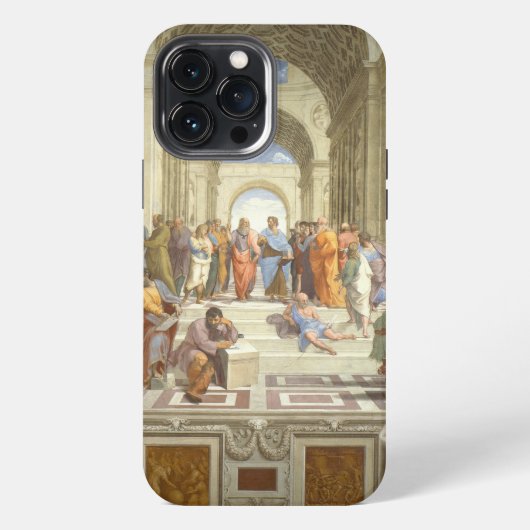 Schule von Athen iPhone Hülle (Rückseite)