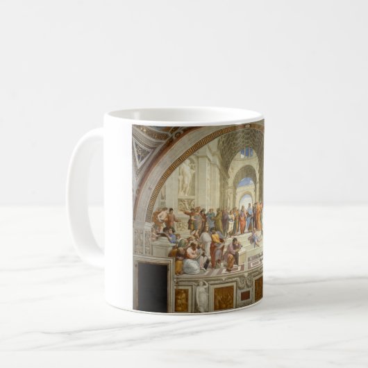 Schule von Athen Kaffeetasse (Vorderseite Links)
