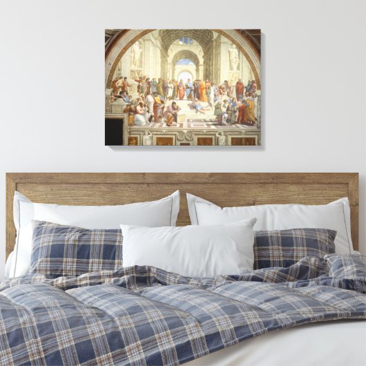 Schule von Athen Leinwanddruck (Insitu (Schlafzimmer))