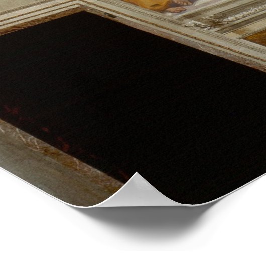 Schule von Athen Poster (Ecke)