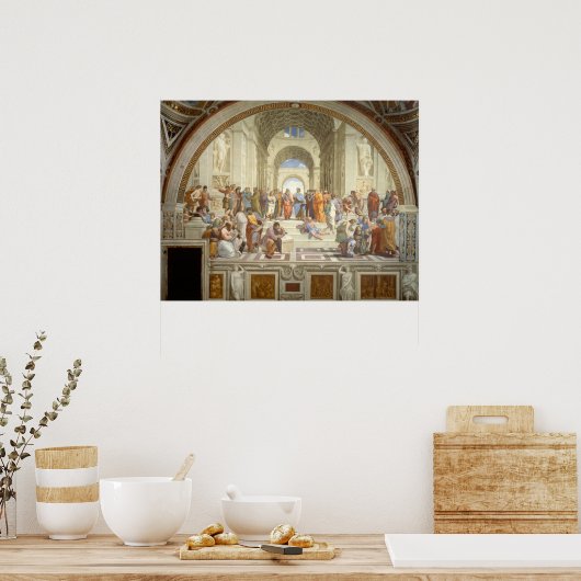 Schule von Athen Poster (Küche)