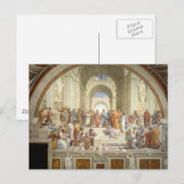 Schule von Athen Postkarte (Vorne/Hinten)