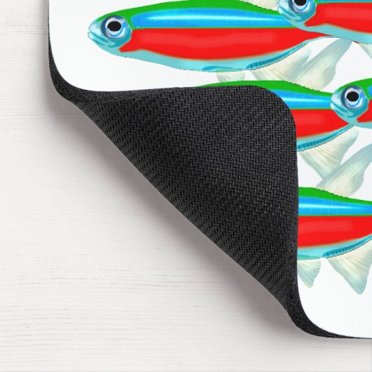 Schule von NeonTetras Mousepad (Ecke)
