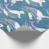 Schule von Purrmaids Packpapier (Ecke)