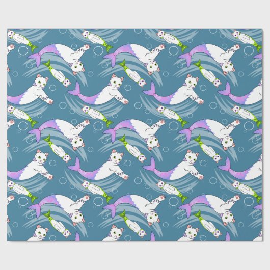 Schule von Purrmaids Packpapier (Flach)