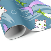 Schule von Purrmaids Packpapier (Rolleneckpunkt)