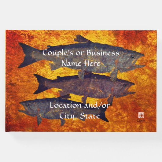 Schule von Salmon - Gästebuch (Vorderseite)