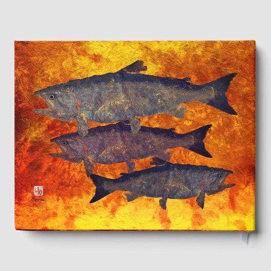 Schule von Salmon - Gästebuch (Rückseite)