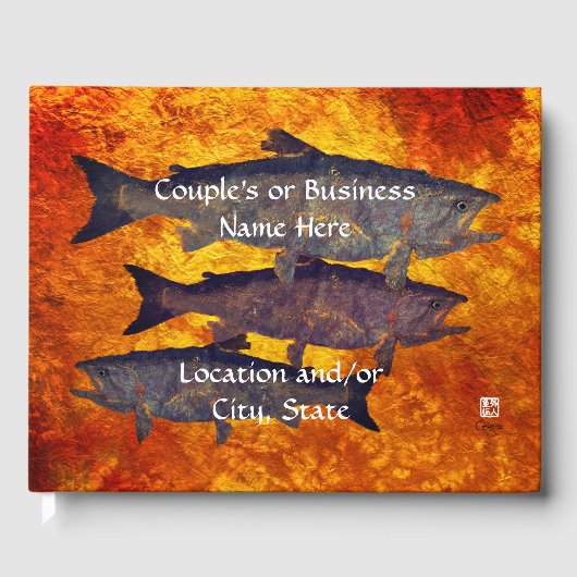 Schule von Salmon - Gästebuch (Vorderseite)