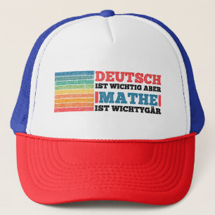 Schule wichtig, aber Mathematik ist wichtig Truckerkappe
