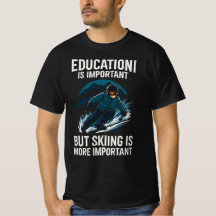 Schule wichtig, aber Ski fahren wichtiger