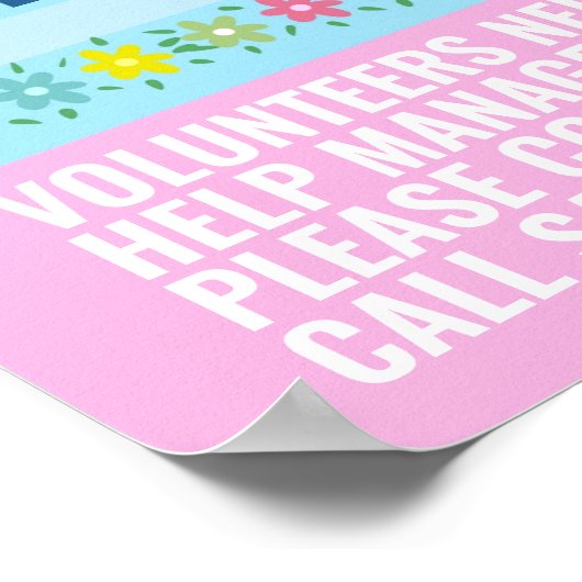 Schuleis sozialer Flyer Sommerpause Poster (Ecke)