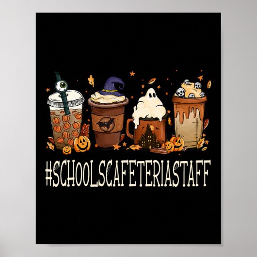 Schulen Cafeteria Mitarbeiter Horror Fall Kaffeeha Poster (Vorne)