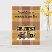 Schulen draußen karte (Gelbe Blume)