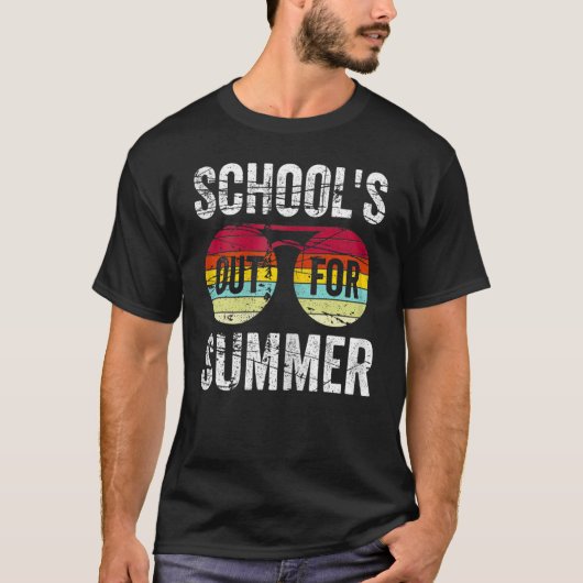 Schulen für den Sommer glücklich am letzten Schult T-Shirt (Vorderseite)