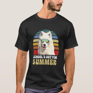 Schulen für den Sommer verschlafene Dog-Lehrer T-Shirt