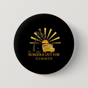 Schulen für die Sommerferien - glückliche Kinder Button