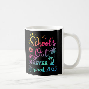 Schulen für immer in Rente getretener Arbeitnehmer Kaffeetasse