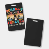 Schulen für immer wieder müde Lehrer Letzten Tag 2 Ausweis (Vorder- & Rückseite)