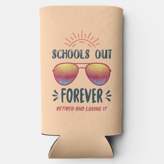 Schulen für immer wieder müde Lehrer Selters Dosenkühler (Rückseite)