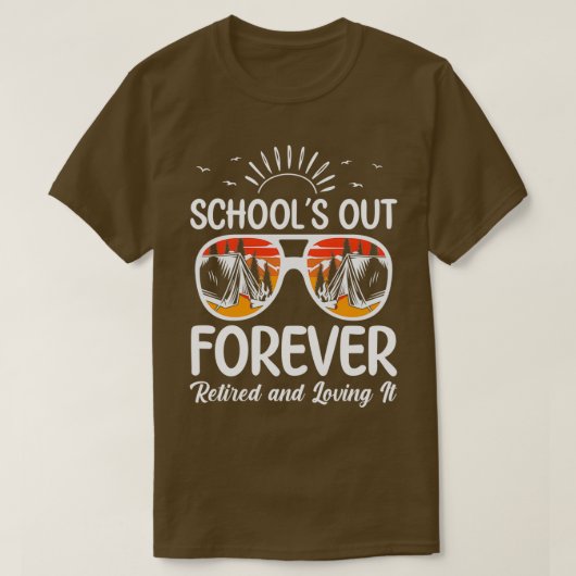Schulen für immer wieder müde lieben es sonnigen S T-Shirt (Design vorne)
