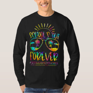 Schulen für immer wieder müde Sped Teacher Retirem T-Shirt