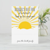 Schulen für Sommerlehrer CARD HOLDER Einladung (Stehend Vorderseite)