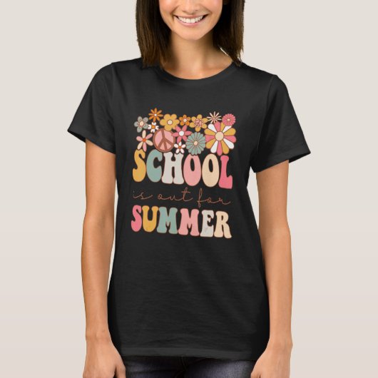 Schulen für Sommerlehrer Kinder glücklich letzten  T-Shirt (Vorderseite)