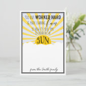 Schulen für Sommerpädagogik CARDHOLDER Einladung (Stehend Vorderseite)