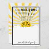 Schulen für Sommerpädagogik CARDHOLDER Einladung (Vorne/Hinten)