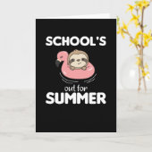 Schulen für sonnige, sonnige Tiere Karte (Gelbe Blume)