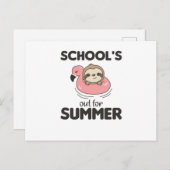 Schulen für sonnige, sonnige Tiere Postkarte (Vorne/Hinten)