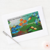 Schulen sind unterschiedlich rechteckiger aufkleber (Umschlag)