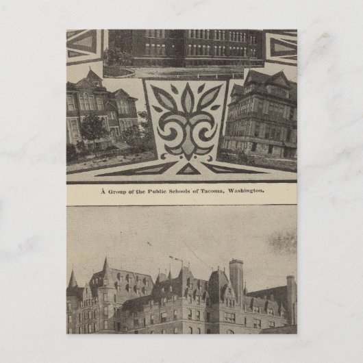 Schulen, Tacom, Wash Postkarte (Vorderseite)