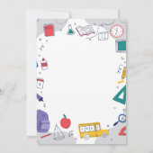 Schulen Unser Lehrer für das Party "Bewährte Alter Einladung (Rückseite)