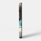 Schüler Anime monogrammierte Case-Mate iPhone-Hüll iPhone Hülle (Linke Seite)