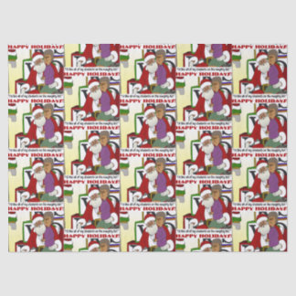 Schüler auf der unartigen Liste Gelb Seidenpapier