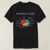Schüler der Brain Architecture des Funny Architect T-Shirt (Design vorne)